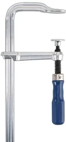 GEHEEL STALEN SCHROEFKLEM SPANWIJDTE 500 MM WERKBEREIK 120 MM HOUTEN GREEP TW