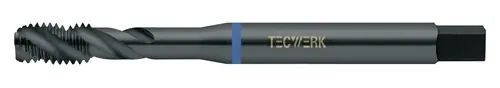 MACHINETAP DIN 371C RVS M6X1 MM HSS-CO GENITREERD EN GEVAPORISEERD 6H TECWERK