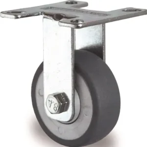 BOKWIEL 100MM 100KG MASSIEF RUBBER KOGELLAGER 77 X 67MM TECWERK