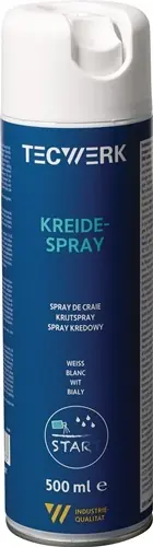 KRIJTSPRAY WIT 500 ML SPUITBUS TECWERK