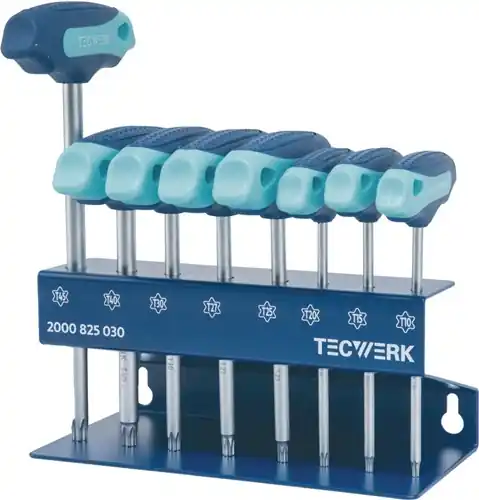 SCHROEVENDRAAIERSET MET T-GREPEN TX10-TX45 TECWERK