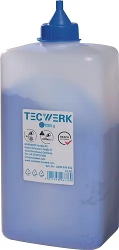 SLAGLIJNKRIJT 1000 G BLAUW KUNSTSTOFFLES TECWERK