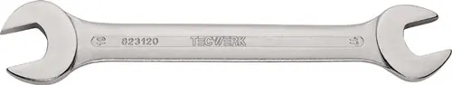 DUBBELE STEEKSLEUTEL 12 X 14 MM LENGTE 172 MM VERCHROOMD TECWERK