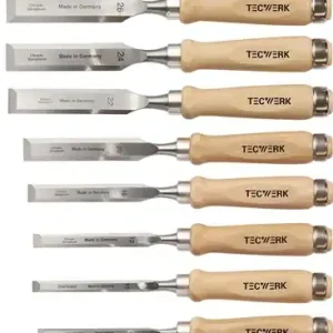 STEEKBEITELSET 6,8,10,12,16,20,22,24,26,30 MM HEFT VAN WIT BEUKENHOUT ULM VORM 1