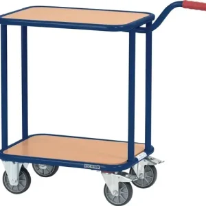 ROLLER MET HANDGREEP L600XB450MM 2 PLATEN VAN SPAANPLAAT DUIFBLAUW, RAL 5014 TOT