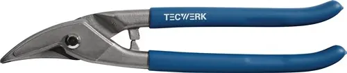 GATENSCHAAR TOTALE LENGTE 250 MM RECHTS STAAL MAX. 1 MM RVS MAX. 0,5 MM KWALITEI