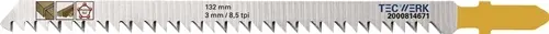 DECOUPEERZAAGBLAD TOTALE LENGTE 132 MM TANDVERDELING 3 MM HCS 5 STUKS / KAART TW