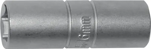 DOPSLEUTELBIT VOOR BOUGIES 1/2 INCH SW 16 MM 6-KANT LENGTE TECWERK
