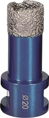 DIAMANT-TEGELBOOR PRO M14 ø 20 MM LENGTE 60,5 MM 1-DELIG SEGMENTAANTAL 1 M14 TEC