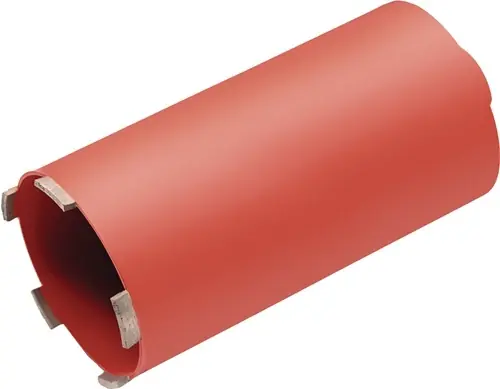 DIAMANTBOORKROON ø 102 MM LENGTE 165 MM 1-DELIG SEGMENTAANTAL 5 1/2 " TECWERK
