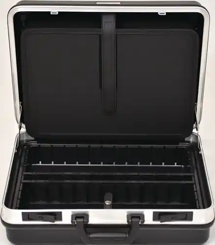 HARDKUNSTSTOF KOFFER B490XD188XH365MM MET GEREEDSCHAPSTASSEN 24,5 L ABS-KUNSTSTO