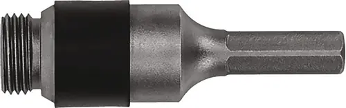 DIAMANTBOORKROONADAPTER HEX GESCHIKT VOOR BOORHOUDER 13MM LENGTE 87 MM SCHACHT-