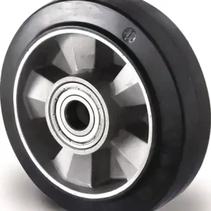 RESERVE-WIEL WIEL-Ø 160 MM DRAAGVERMOGEN 400 KG RUBBER NAAFLENGTE 60 MM TECWERK