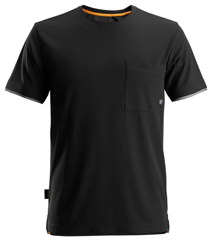 ALLROUNDWORK, 37.5® TECHNOLOGIE T-SHIRT MET LANGE MOUWEN, ZWART (0400), L