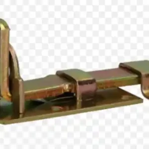 HANGSLOTSCHUIF VLAK 120MM GEEL