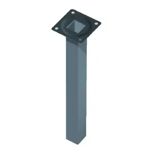 TAFELPOOT ELE VK WIT 25X25X250MM@