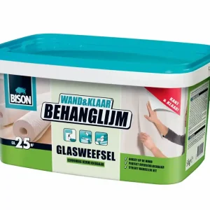 BISON WAND&KLAAR® BEHANGLIJM GLASWEEFSEL EMMER 5 KG NL/FR