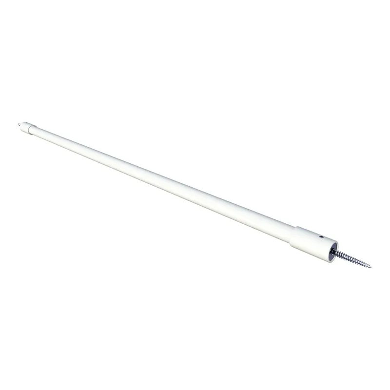SECUBAR TWIST STAAL SET IN DE DAG 99CM WIT