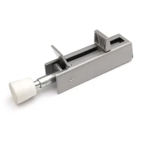 DVZ VZ12230SE / DEURVASTZETTER VOETSTIFT 122X30MM ZILVERGRYS