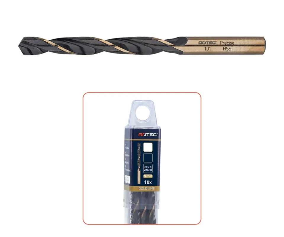 HSS-R SPIRAALBOOR, DIN 338, TYPE 'PRECISE', ø5,4