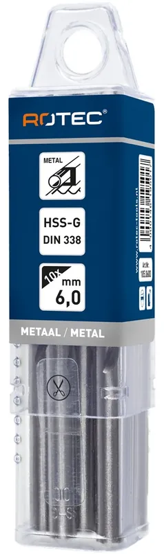 HSS-G SPIRAALBOOR, DIN 338, TYPE N, BLANK, ø1,3