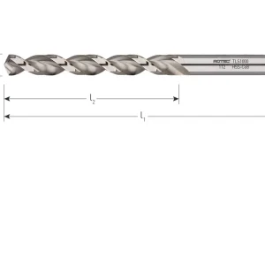 HSS-E SPIRAALBOOR, DIN 338, TYPE TLS1000, ø4,5