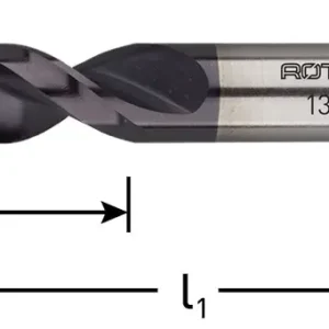 HSS-E PLAATWERKBOOR, DIN 1897, TYPE TLS1000, ø10,5
