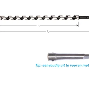 SLANGENBOOR GOLD-LINE, ø30X250/320 AZOBE