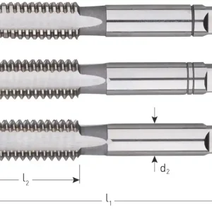 HSS HANDTAPPENSET, 3-DLG., DIN 352, UNC 1.1/4"-7