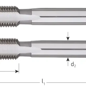 HSS HANDTAPPENSET, 2-DLG., DIN 2181, UNF 3/8"-24