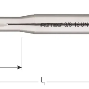 HSS-E MACHINETAP '800', DOORLOPEND, DIN 371, UNC NO.5-40