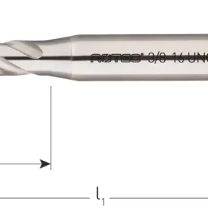 HSS-E MACHINETAP '800', BLIND, DIN 371, UNC 1/4"-20