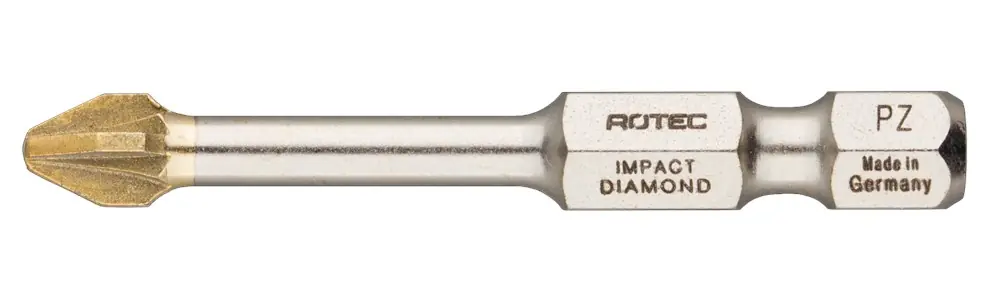 IMPACT SCHROEFBIT PZ 3, L=50, E6.3, DIAMOND