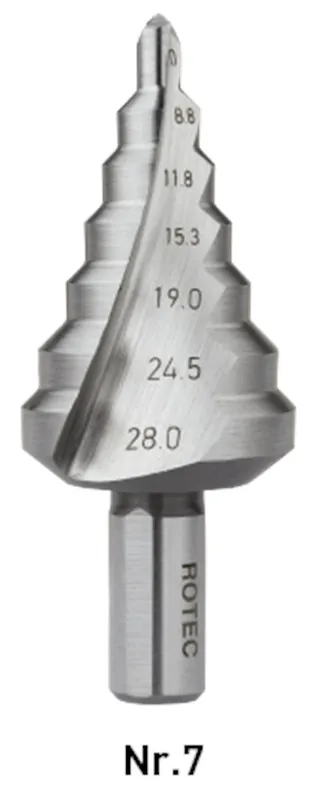 HSS TRAPPENBOOR NR.7 / ø5-28