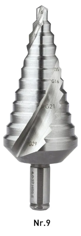 HSS-E TRAPPENBOOR NR.9 / ø6-37