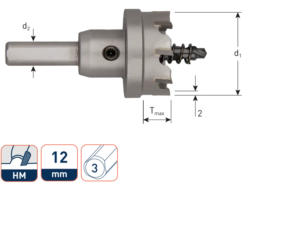 HM GATFREES 'EASY', TMAX=12, ø63,0