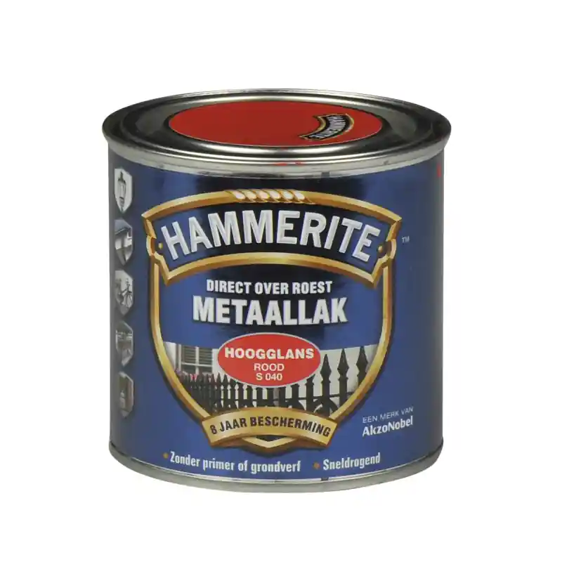 HAMMERITE HOOGGLANS ROOD 250ML