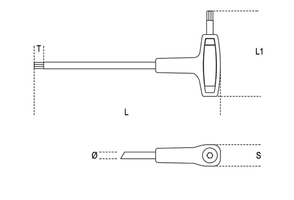 BETA 97TTX 08-HAAKSE STIFTSLEUTELS TORX®