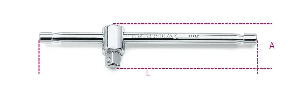 BETA 900/42-1/4" WRINGSTAAF MET SCHUIFSTUK