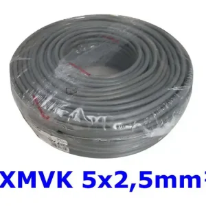 XMVK 5X2.5 RING GRIJS PER METER