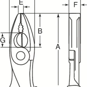 COMBINATIETANG ERGO 180MM