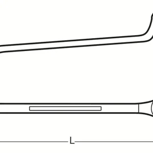 RINGSLEUTEL DOORGEZET 12-13MM