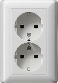 WCD RA 2V INBOUW ZUIVER WIT
