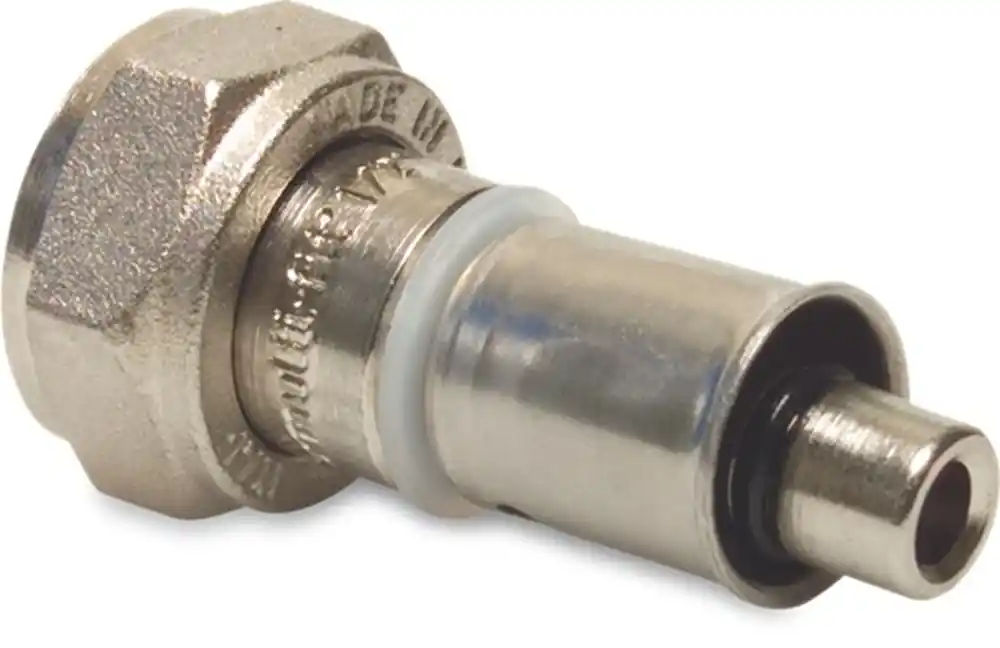 MULTI-FIT AANSLUITING MESSING 20 MM X 1/2" MULTI-FIT INSCHROEF X WARTE