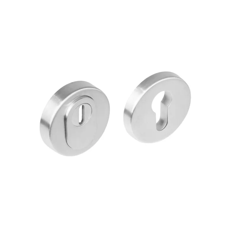 SKG3 VEILIGHEIDSROZETTEN ROND VERDEKT BASIC ø54X12MM PROFIELCILINDERGAT MET KERNTREKBEVEILIGING RVS