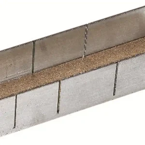 VERSTEKBAK ALUMINIUM 245X60MM