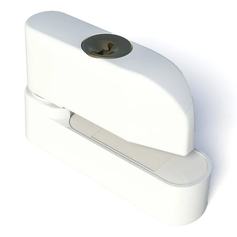 SECUMAX RAAMGRENDEL 832 INCL. SLOT EN SLEUTEL - WIT