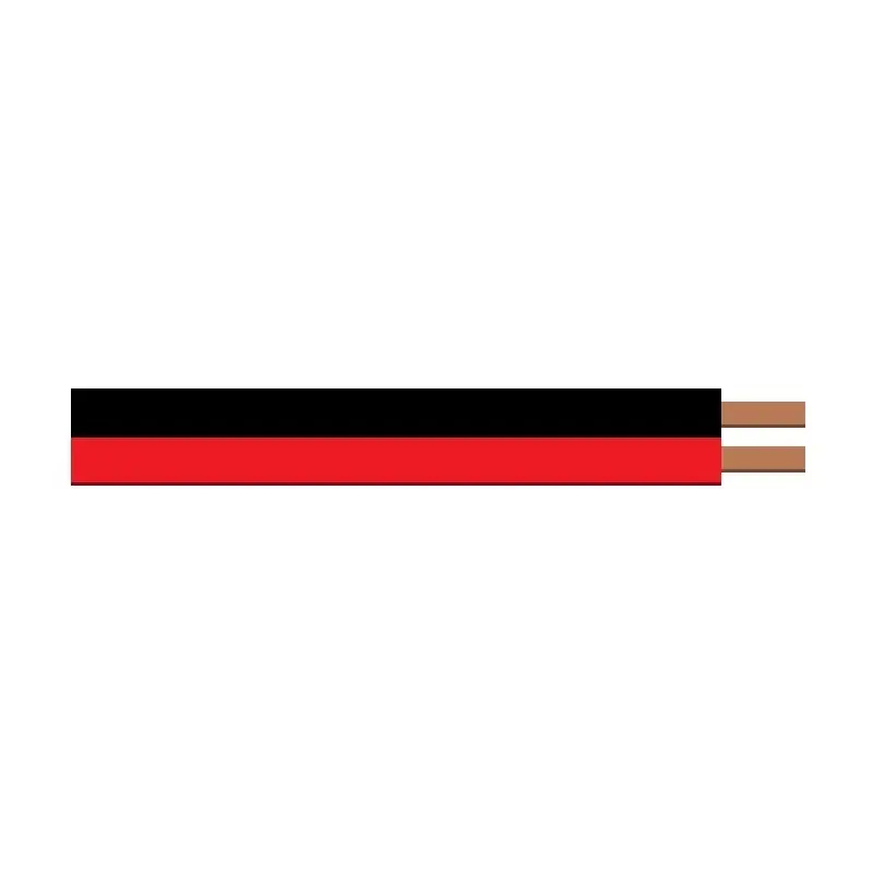 LUIDSPEAKER SNOER 2X0,75 ROOD/ZWART