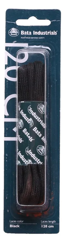 BATA VETERS IN BLISTER ROND 120 CM ZWART