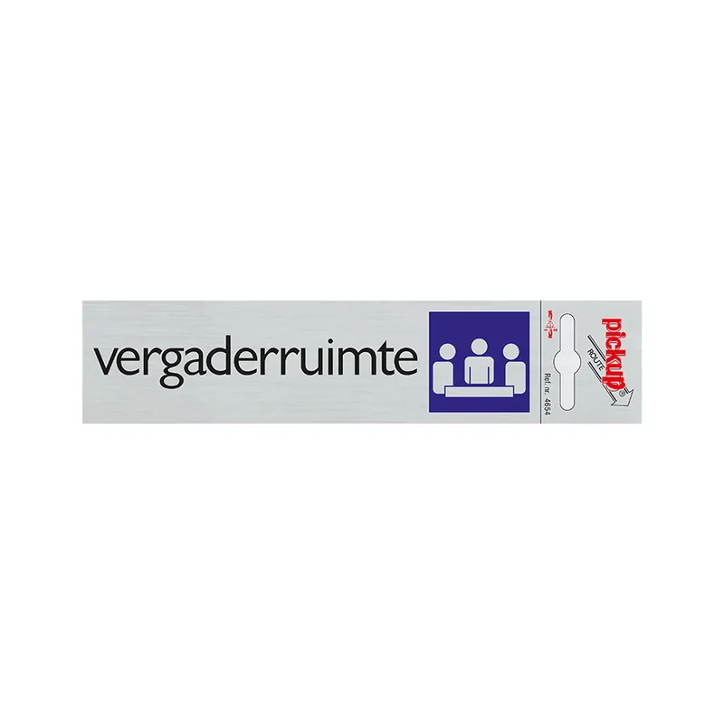BORD ALULOOK VERGADERRUIMTE 165X44 MM ZELFKLEVEND